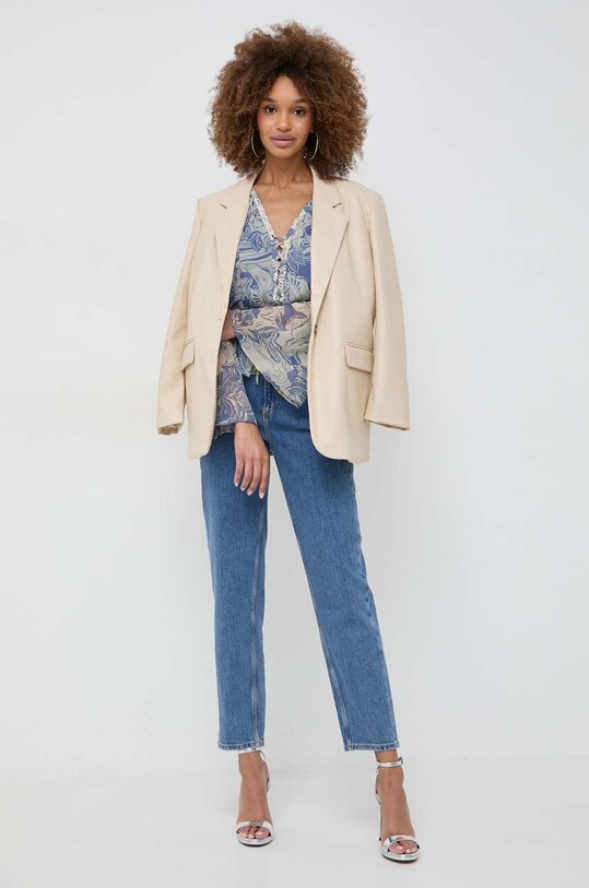 Guess jeansy W2YA21.D4NH5 niebieski SS25