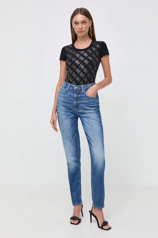 Guess jeansy W3BA21.D4WF7 niebieski AW23