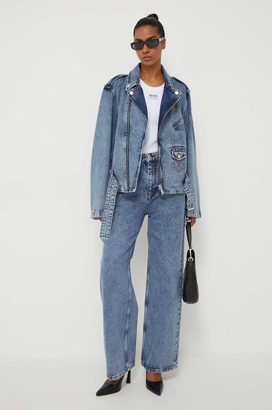 Moschino Jeans jeansy 0308.8235 niebieski AW23