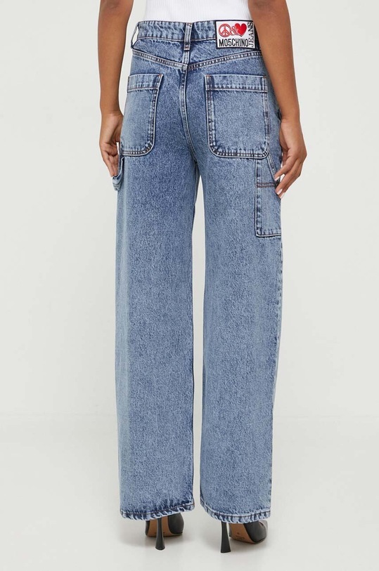 Odzież Moschino Jeans jeansy 0308.8235 niebieski