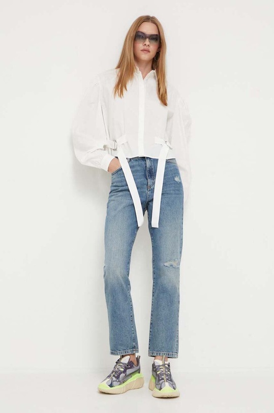 HUGO jeansy 50497473 niebieski AW23