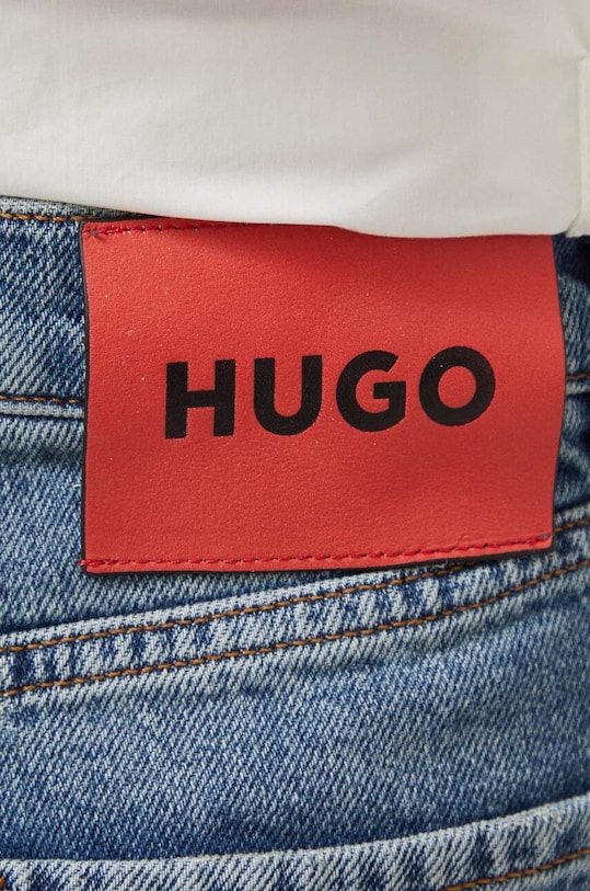 HUGO jeansy niebieski 50497473