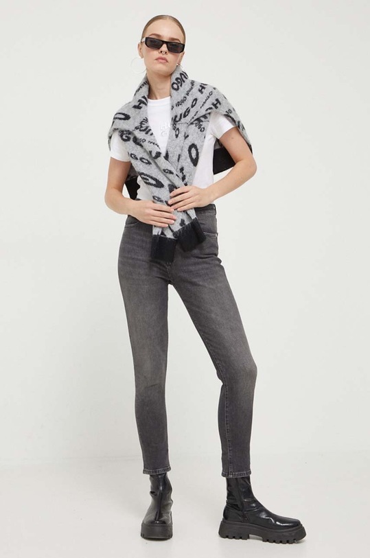 HUGO jeansy 934 50498402 szary AW23