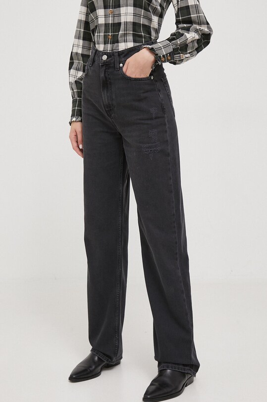 Kavbojke Tommy Hilfiger Prijazno od planeta siva WW0WW39620