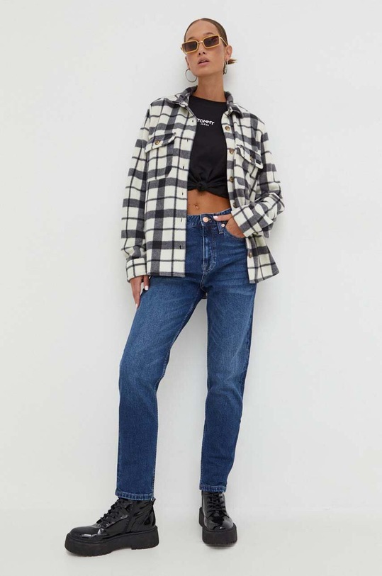 Джинсы Tommy Jeans Izzie Planet friendly тёмно-синий DW0DW16679