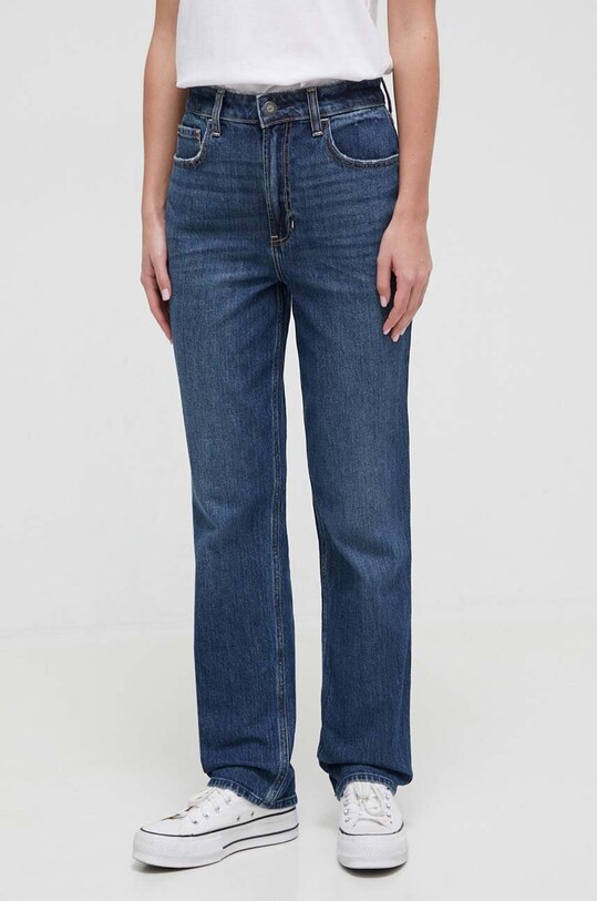 Hollister Co. jeansy CURVY JEANS granatowy KI355.3013.276.