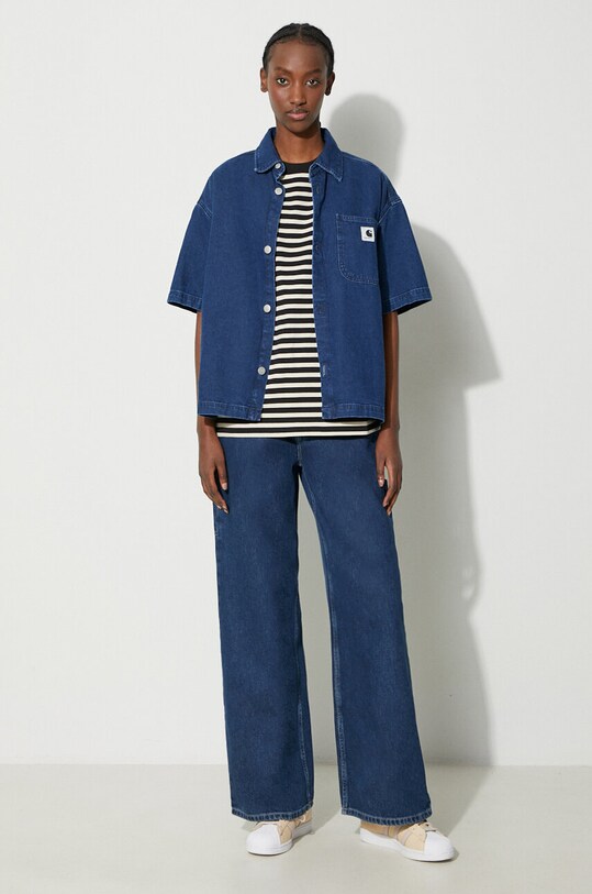 Carhartt WIP jeans Jens I032709.0106 navy AA00
