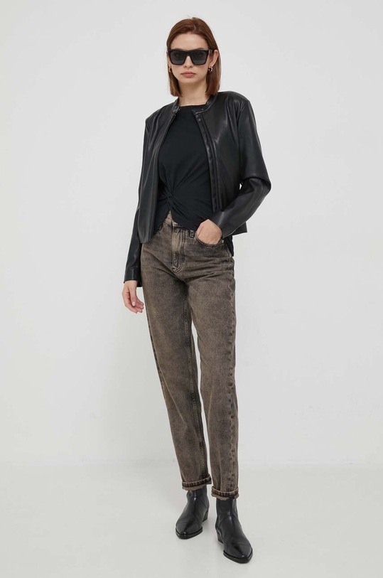 Calvin Klein Jeans jeansy J20J221833 brązowy AW23