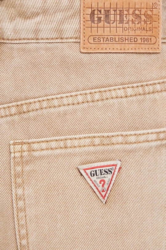 Τζιν παντελόνι Guess Originals καφέ W3BG02D4SB0