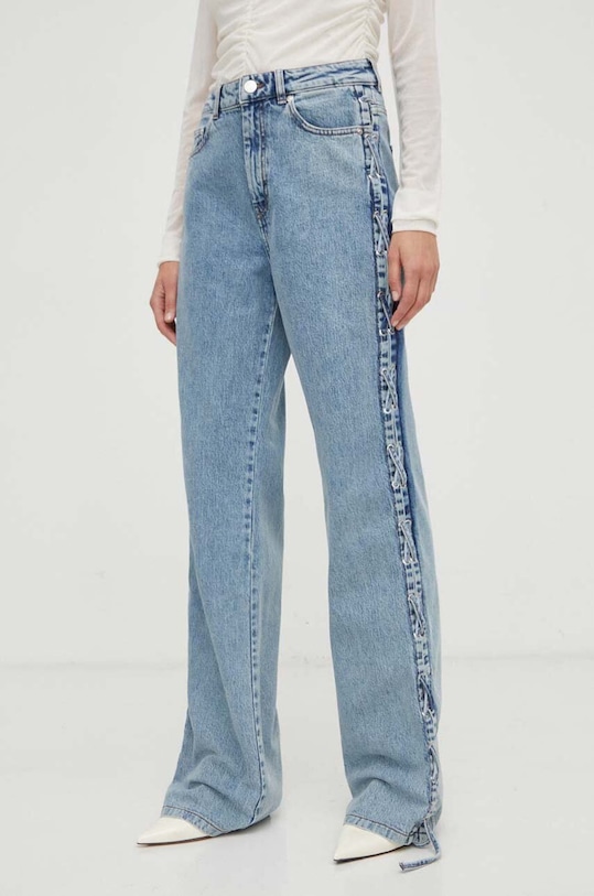 Gestuz jeansy Planet friendly niebieski 10908514