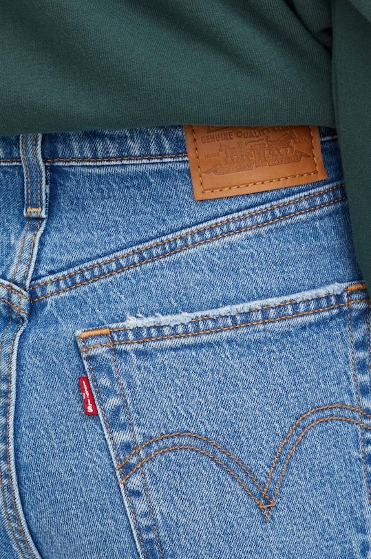 Džíny Levi's RIBCAGE STRAIGHT ANKLE modrá 72693.0177