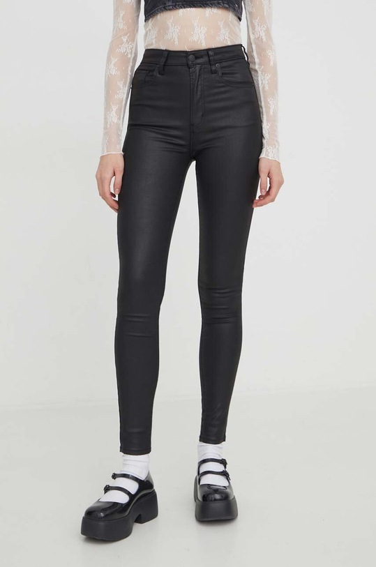 Kalhoty Abercrombie & Fitch high černá KI155.3472.975