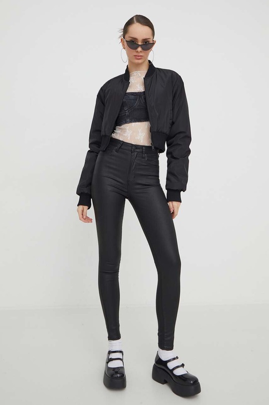Kalhoty Abercrombie & Fitch KI155.3472.975 černá AW23