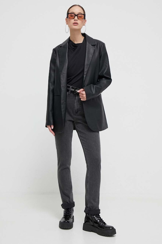 Abercrombie & Fitch jeansi KI155.3505.179 gri AW23