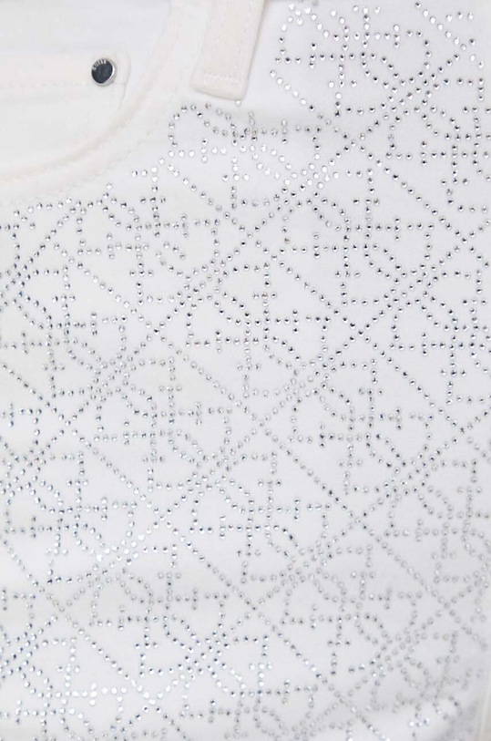 Τζιν παντελόνι Guess GIRLY λευκό W4RA16.WFXDA