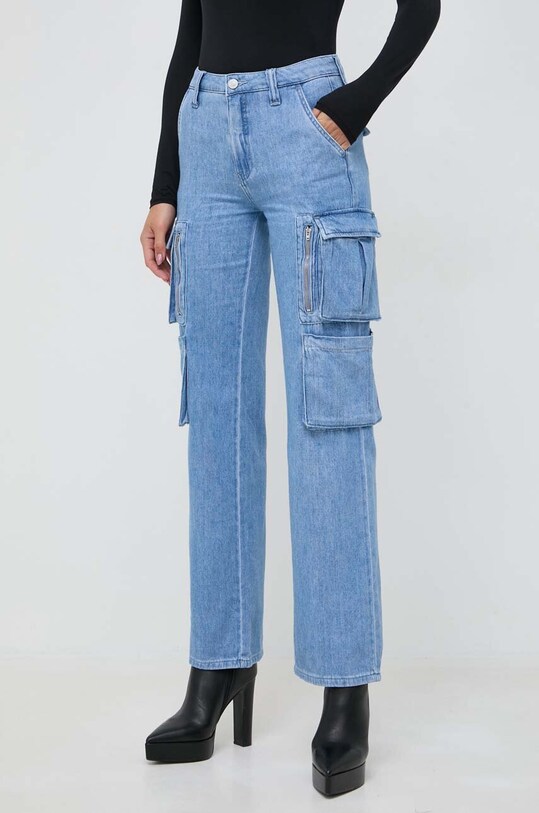 Guess jeansi W4RA97.D58L1 albastru SS24