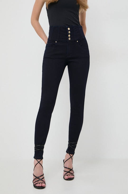 Guess jeansy CORSET granatowy W4RA34.D5AS1