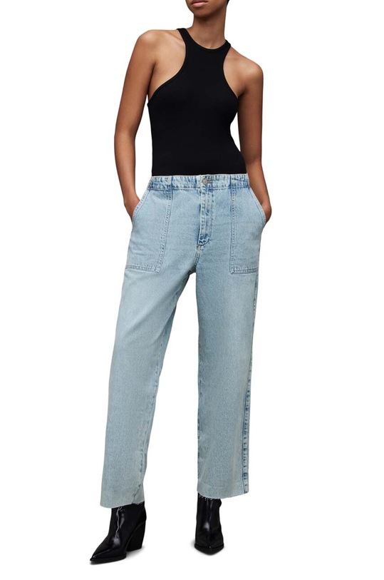 AllSaints jeansy Freya WE532Z niebieski