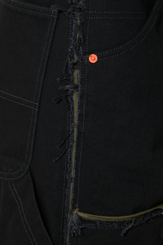 Джинсы Heron Preston Rebuilt Denim Carpenter HWYB009F23DEN0011000 чёрный