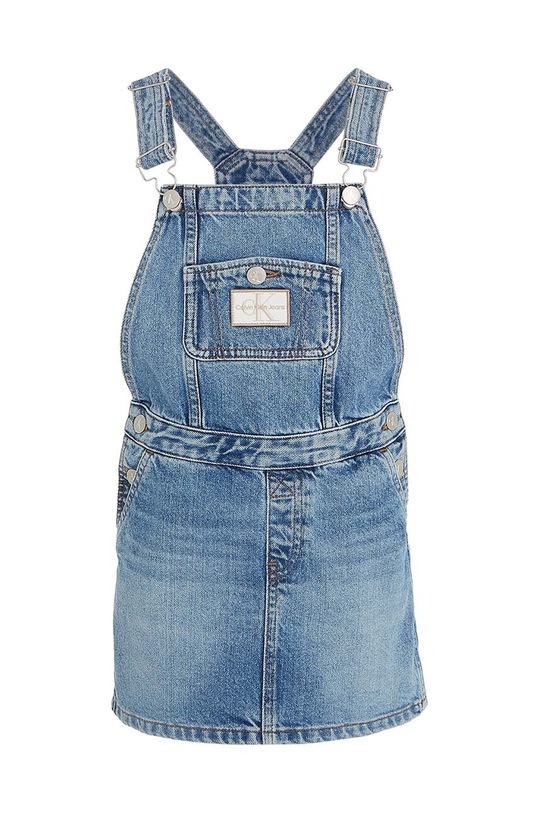 Dievčenské rifľové šaty Calvin Klein Jeans IG0IG02039.9BYX modrá AW23
