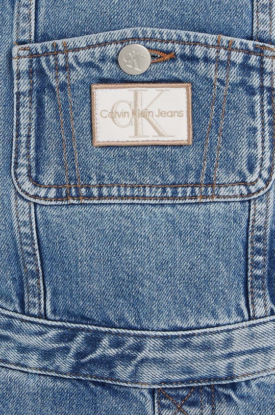 Dievčenské rifľové šaty Calvin Klein Jeans modrá IG0IG02039.9BYX