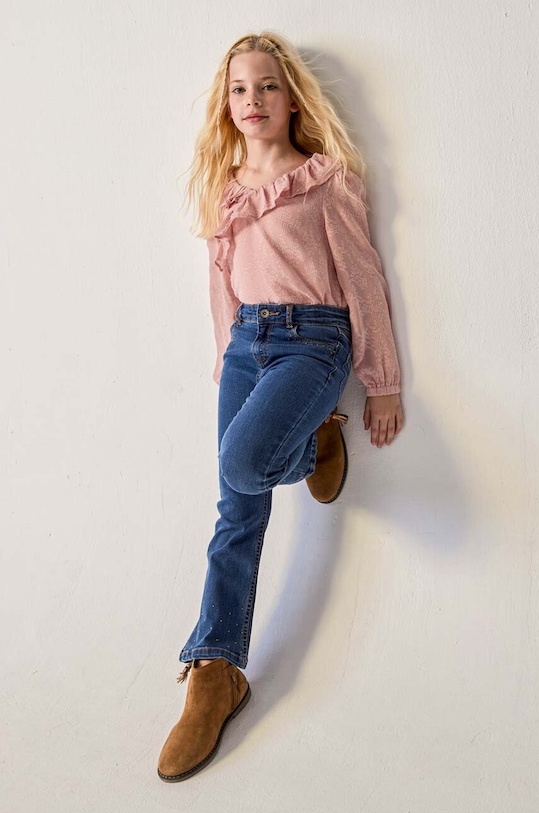 Mayoral jeans copii 7507.8D.Junior.9BYX albastru AW23