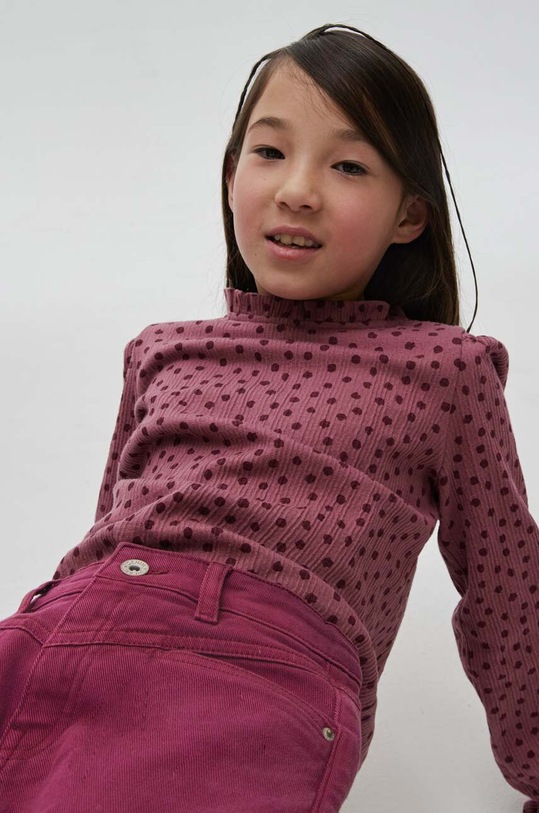 Mayoral jeansy dziecięce 7510.8F.Junior.9BYX fioletowy AW23