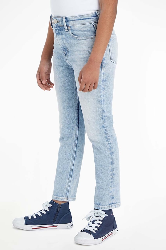 Детски дънки Tommy Hilfiger с регилация син KS0KS00441.128.176.9BYX