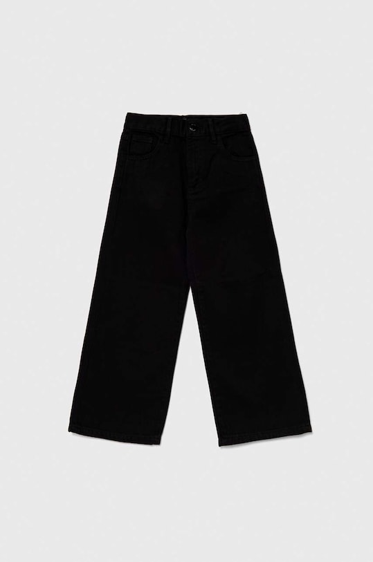 Guess jeansy dziecięce z regulacją czarny J3BB03.WFUL0.9BYX