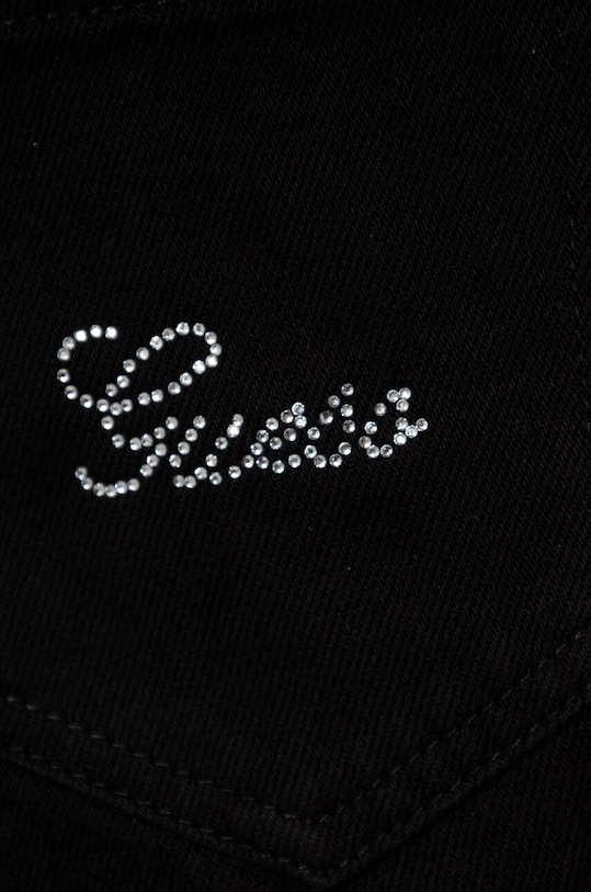 Dziewczynka Guess jeansy dziecięce J3BB03.WFUL0.9BYX czarny
