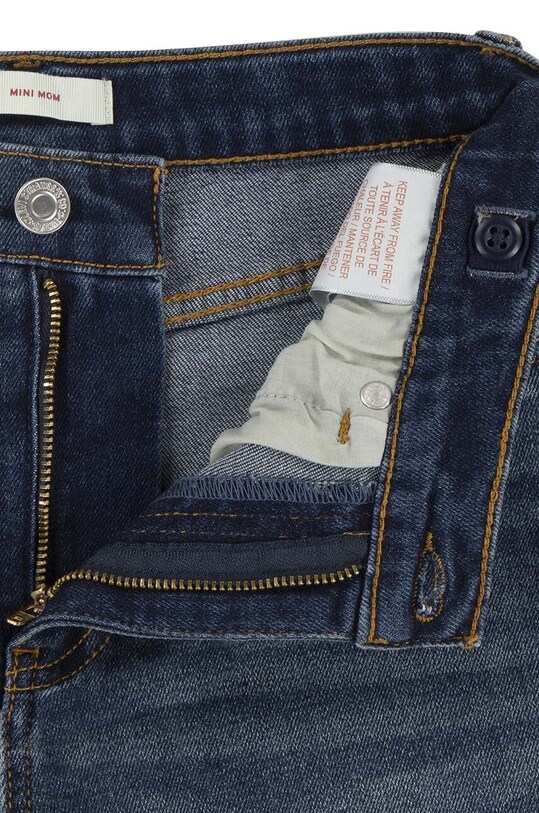 Девочка Детские джинсы Levi's Mini Mom Jeans 4EG377 голубой