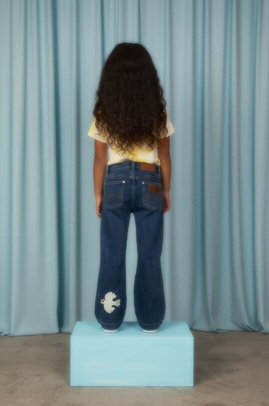 Mini Rodini jeansy dziecięce Mini Rodini x Wrangler 2383010160