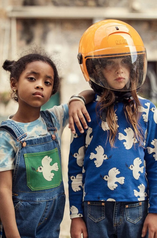 Mini Rodini jeansy dziecięce Mini Rodini x Wrangler 2383010360