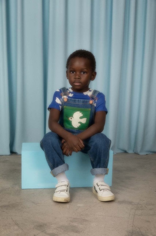 Mini Rodini jeansy dziecięce Mini Rodini x Wrangler 2383010360