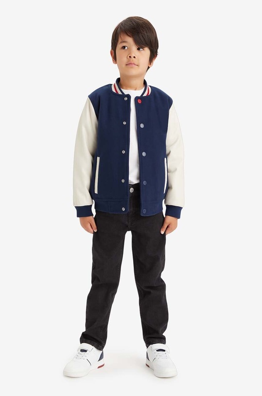 Dječje traperice Levi's bez uzorka crna 8EJ117