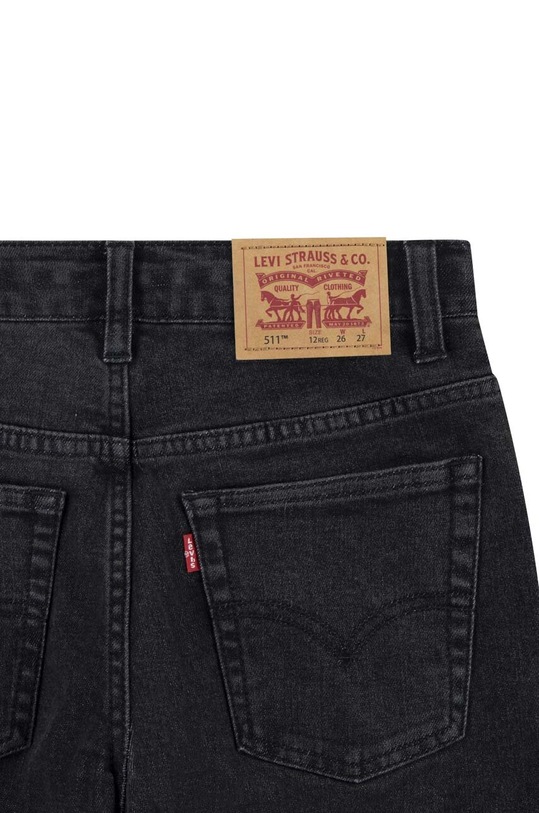 Παιδικά τζιν Levi's μαύρο 8EJ117