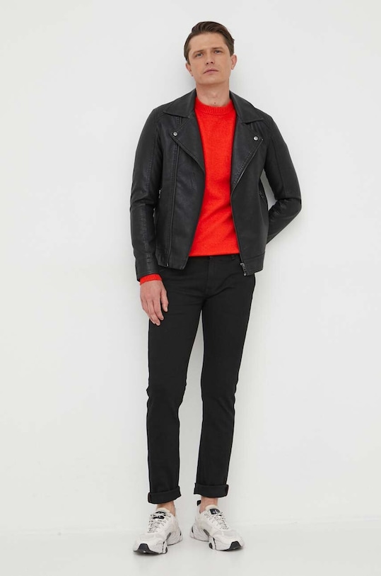 Τζιν παντελόνι Guess M2YAN2.D4Q51 μαύρο SS25