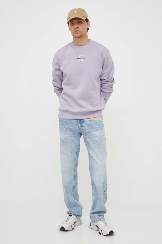 Calvin Klein Jeans jeansy J30J323350 niebieski AW23