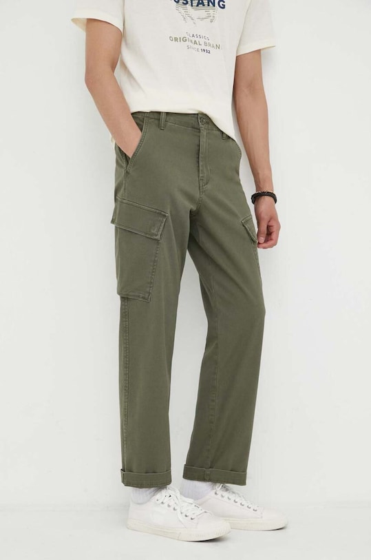 Levi's spodnie XX TAPER CARGO z elastanem zielony 39441.0003