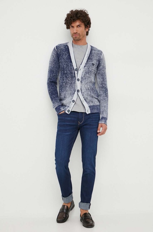 Pepe Jeans jeansy FINSBURY PM206321CS3.000 granatowy AW23
