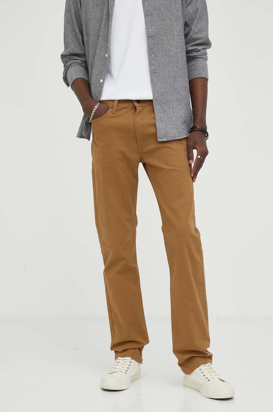 Levi's jeansi 513 SLIM STRAIGHT maro 08513.0424
