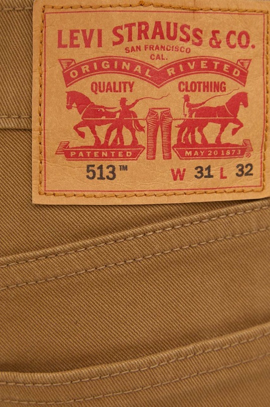 Levi's jeansi 513 SLIM STRAIGHT maro 08513.0424