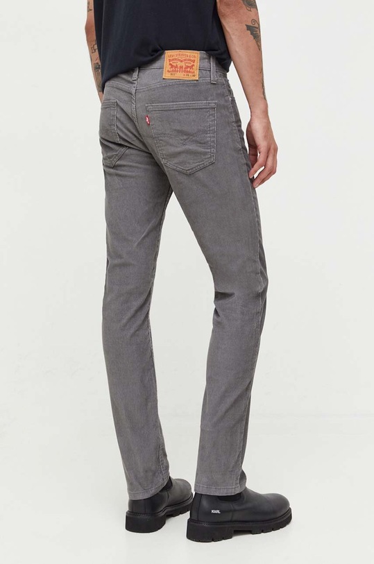 Îmbrăcăminte Levi's pantaloni de catifea cord 511 SLIM 04511.5698 gri