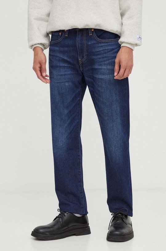 Levi's jeansy z domieszką wełny 502 TAPER granatowy 29507.1375