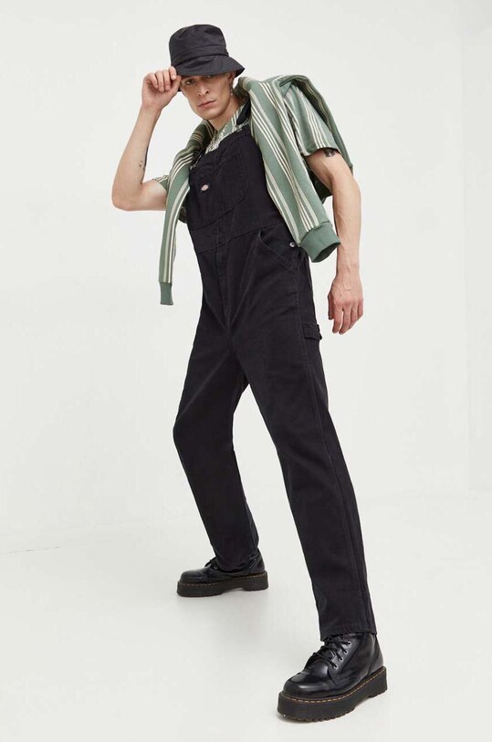 Rifľové nohavice na traky Dickies DK0A4XLXC401 čierna SS24