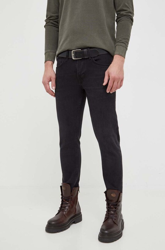 Pepe Jeans jeansi Finsbury negru PM206321XV1.000