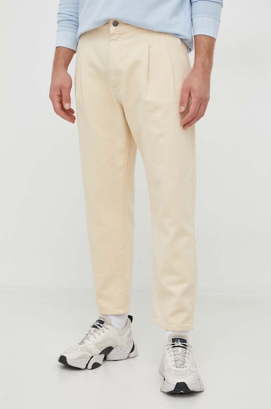 Τζιν παντελόνι United Colors of Benetton μπεζ 4UYYUE00P.1J4