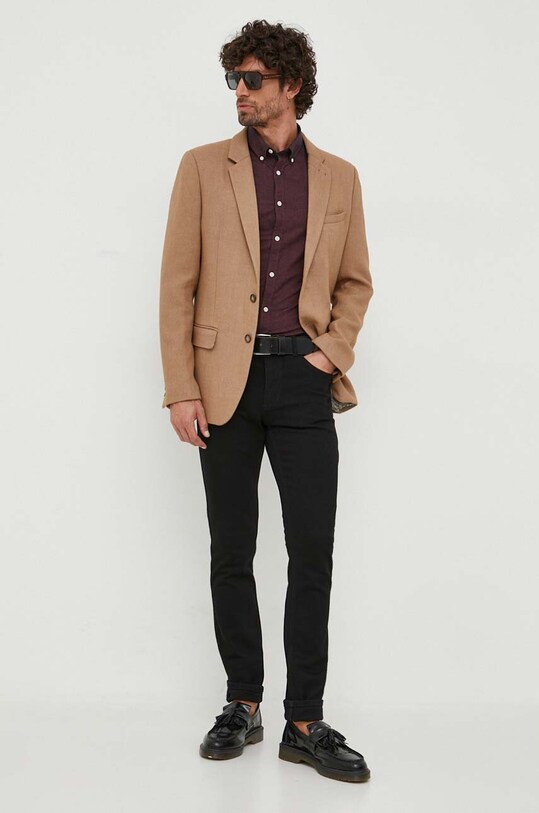 Sisley jeansi 4FRTSE01W.800 negru AW23