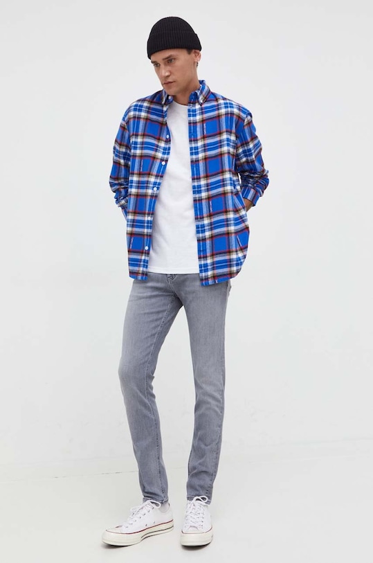 Tommy Jeans jeansy Austin DM0DM17417 szary AW23