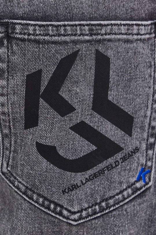 Τζιν παντελόνι Karl Lagerfeld Jeans Monogram γκρί 236D1106